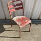 Chaise tolix rouge ancienne