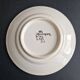 Set of 6 pink and orange HB Quimpert dessert plates