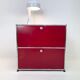 USM Haller "Ruby Red" – storage unit (as new condition)