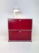 USM Haller "Ruby Red" – storage unit (as new condition)