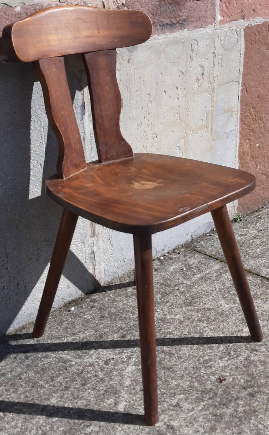 Brutalist bistro chair (1960s)