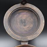 Wooden chapati box and fittings from India