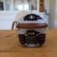 Royal Copenhagen Aluminia Tenera – wall-mounted salt pot "Crazy Bird" – Be