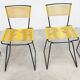 Set of six 'Spaghetti' dining chairs
