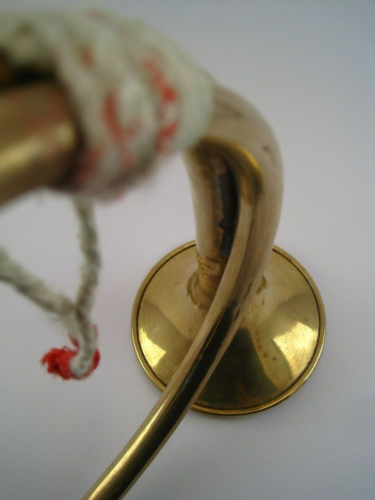 Copper hunting horn for children 2 windings