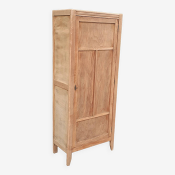 Parisian wardrobe 1 door 1 wardrobe beech raw wood