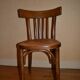 Wood and cane desk chair