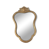 Mirror set and gilded wooden console