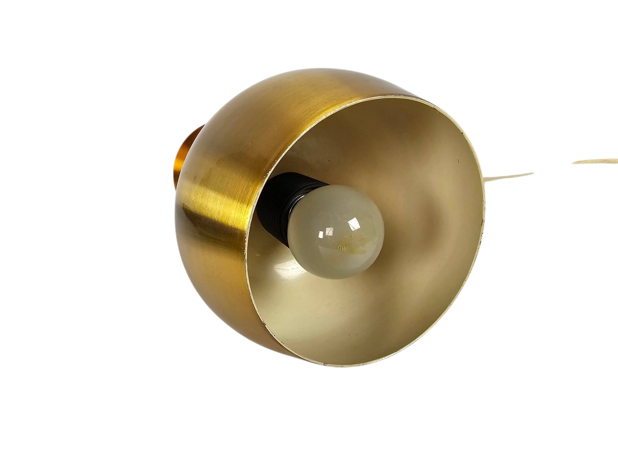 Anvia - Space Age - Diabolo - brass - table lamp - 70s