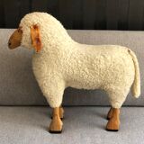 Sheep stool rests foot by Hans Peter Krafft. Edition Meier.