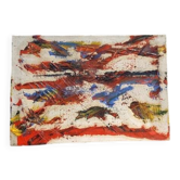 Oil Painting on Canvas Abstract Material 1970s