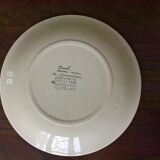 12 fish plates Proceram Cerel Aubagne, 1950s