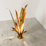 Lampadaire en laiton Aloe Vera par Bottega Gadda, années 1970