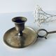 Vintage brass candle holder