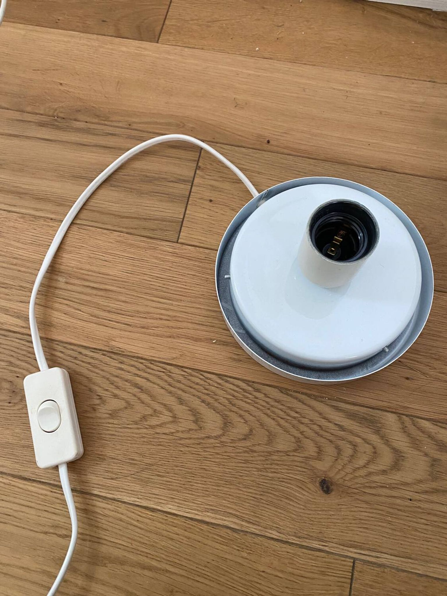 Lampe opaline oeuf era Ben Swildens