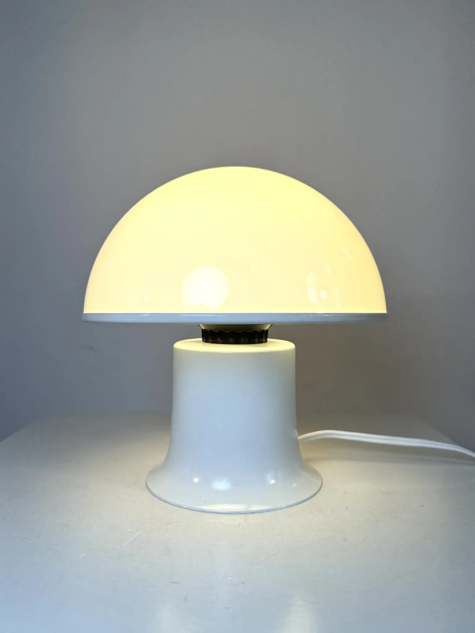 Lampe de table champignon par Dijkstra Lampen, Pays-Bas, années 1970.