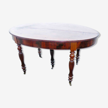 Louis Philippe oval table, 19th