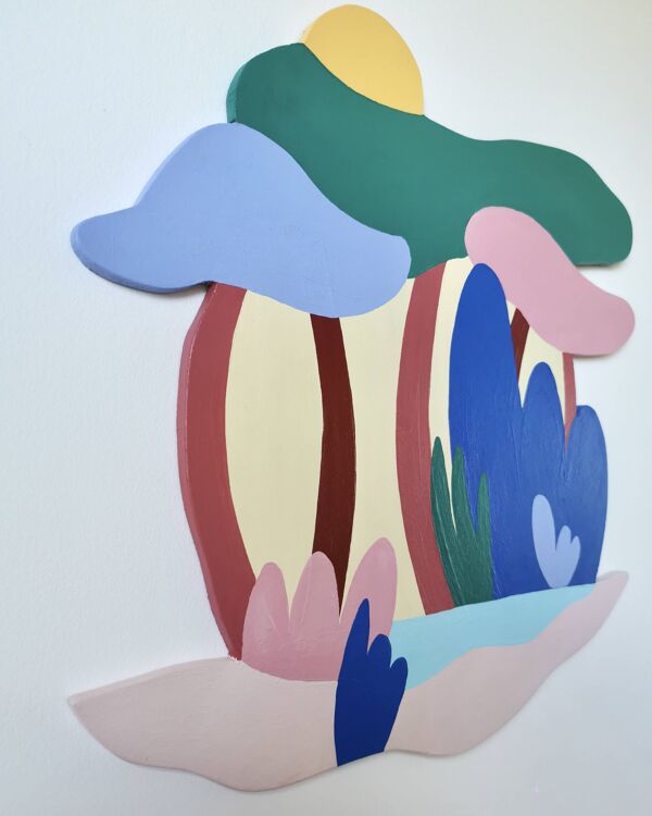 Peinture sur bois - Petit Paradis