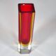 Mid-Century Glass Vase by Flavio Poli for Seguso, 1970s