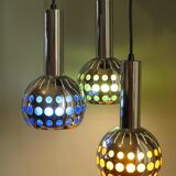 Mid Century Cascade suspension with 3 light points, Massive Belgium 1960