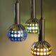 Mid Century Cascade suspension with 3 light points, Massive Belgium 1960