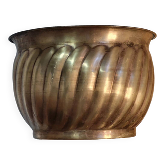 Brass flowerpot
