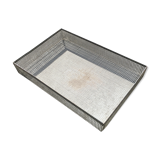 Galvanized iron bakery basket