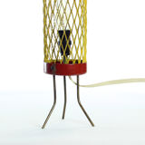 Table lamp in metal, czechoslovakia 1950s