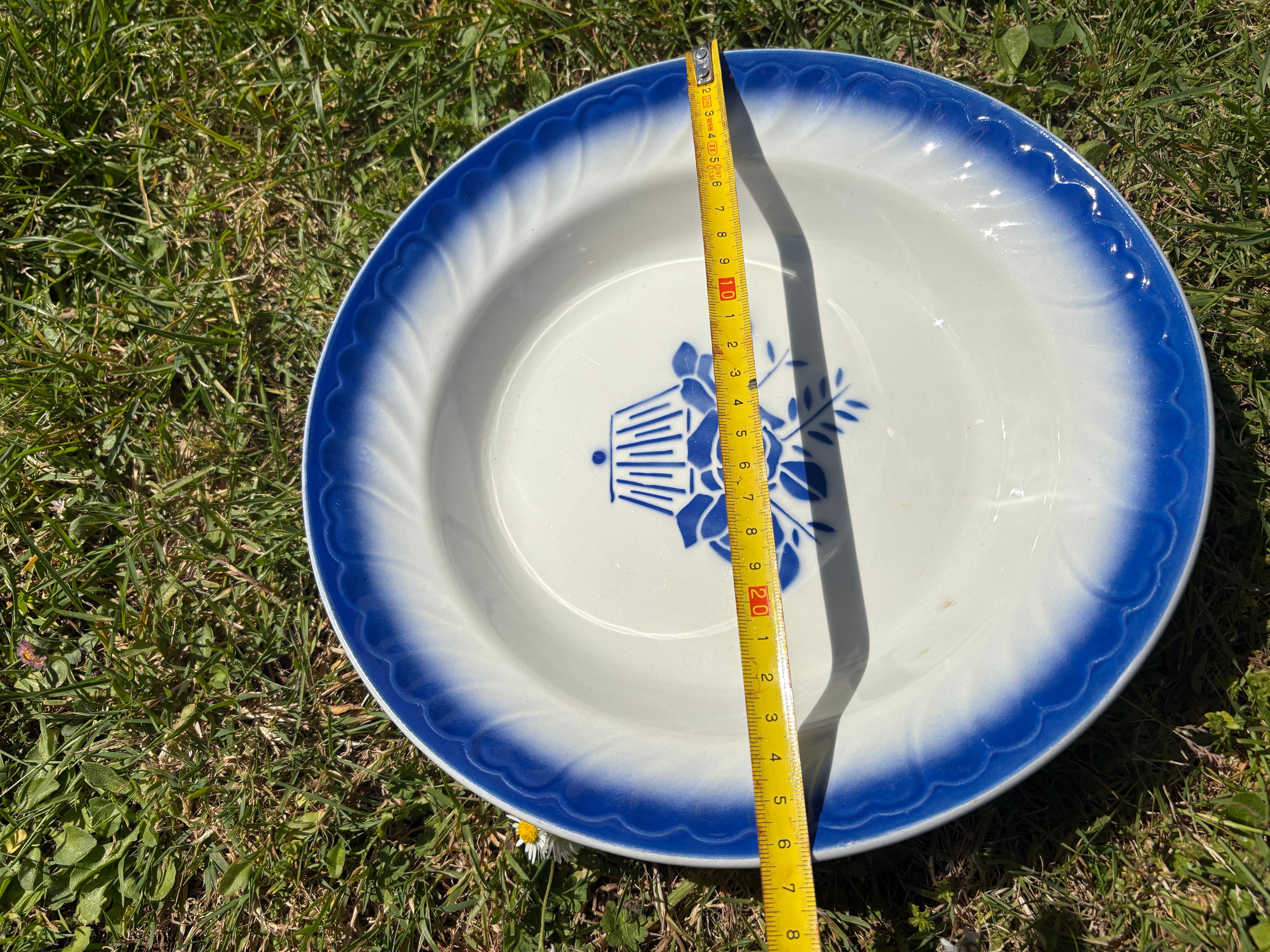 Shallow round plate Badonviller