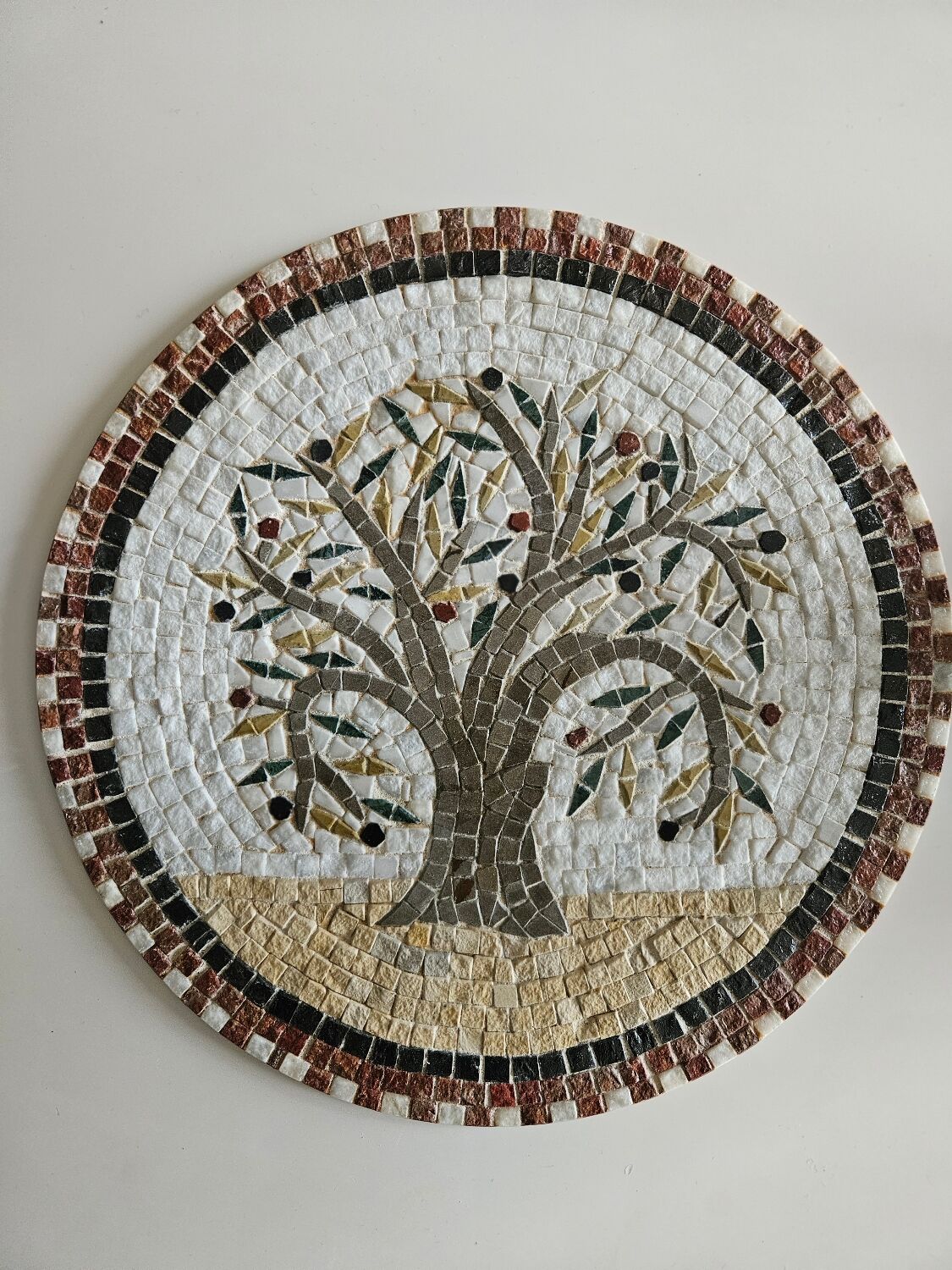 Mosaic wall plaque
