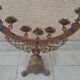 Large bronze candelabrum from the 19th century.