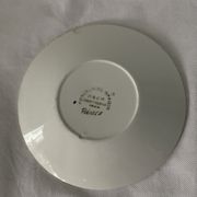 Pair of porcelain cups and cups Béarn HBCM Montereau
