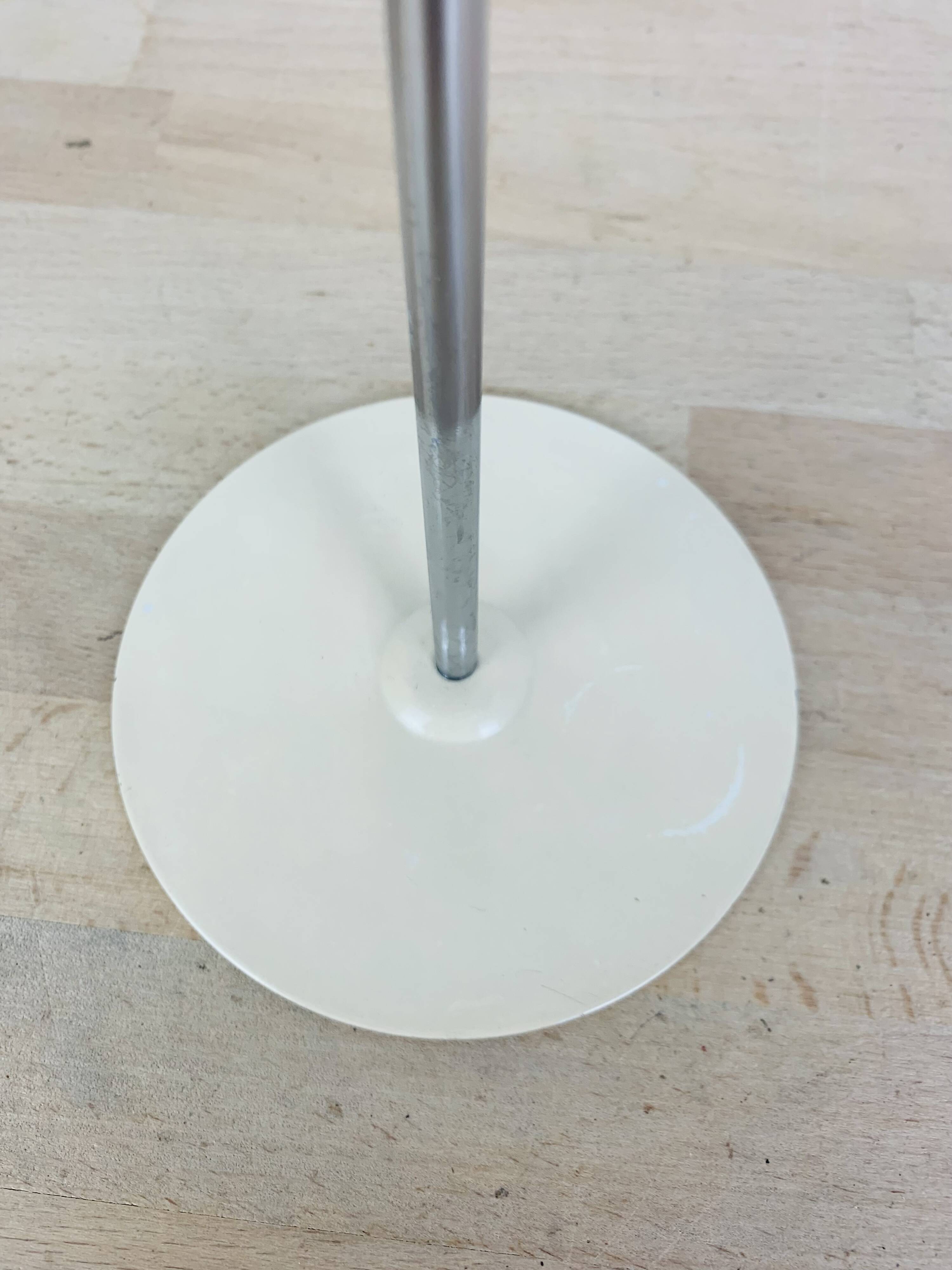 Vintage 60s white spotlight desk lamp