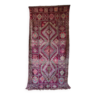 Boujad. vintage moroccan rug, 169 x 368 cm