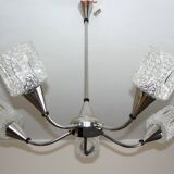 Brass chandelier, Modern 1970s