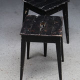 Pair of painter's studio stools France 1950