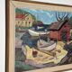 Original Mid Century Swedish Oil On Canvas – “Boathouse” By Nils öberg – Vintage & Framed – 53.5 × 45.5 Cm (21.1" × 17.9")
