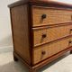 Vintage rattan chest of drawers, bamboo and wood