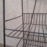Display metal store shelves