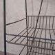 Display metal store shelves