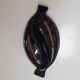 Danish ceramic double pousson dish