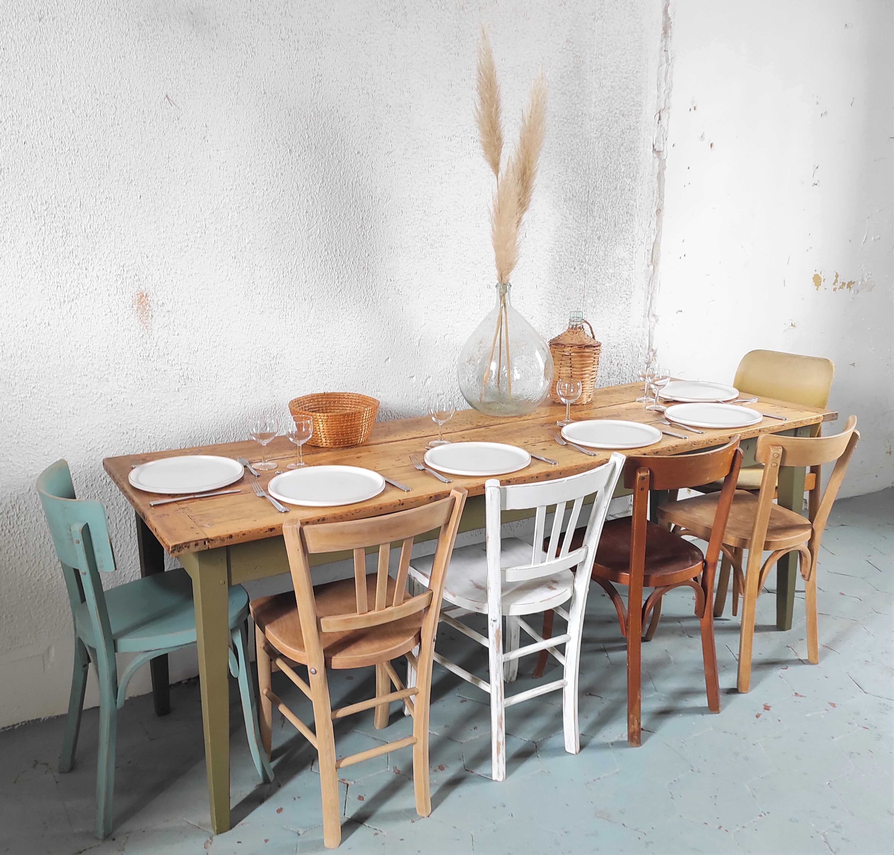 Table de ferme 210cm