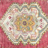 Tapis patiné orient laine fait mai 166 cm x 95 cm
