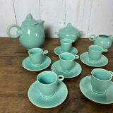 Service à café vert céladon
