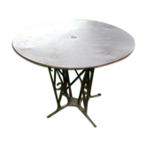 Old garden table metal base "eiffel"