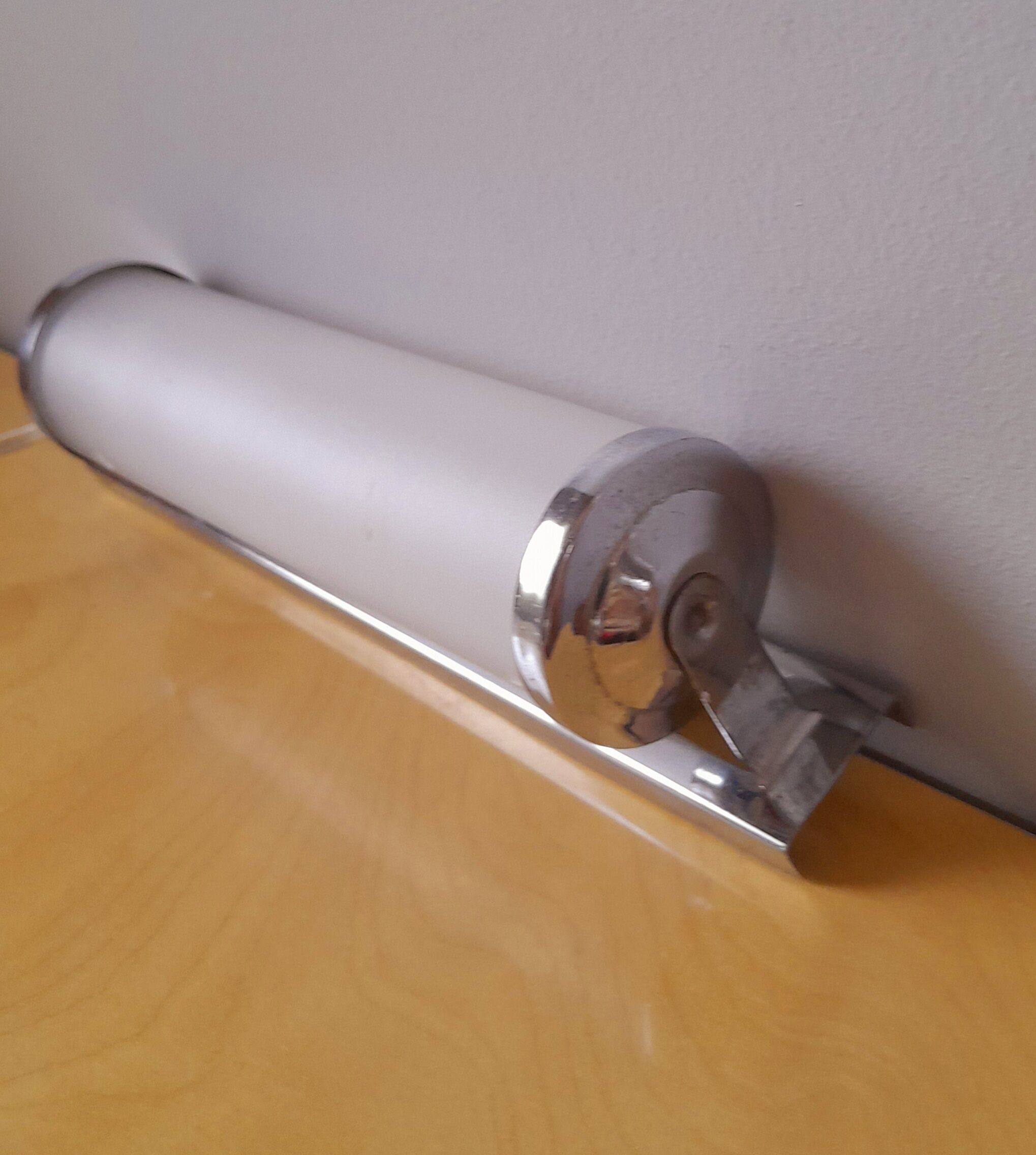 Art deco frosted glass wall lamp 1930