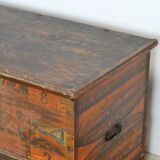 Folk art wedding chest, anno 1852