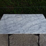 Marble tray bistro table