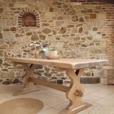 Table de ferme en chêne