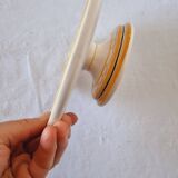 Vintage Italian raised plate in hand-painted ceramic.